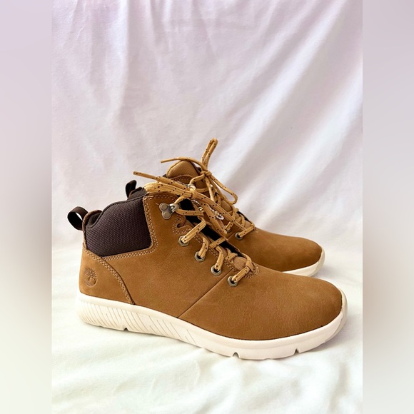 TIMBERLAND Boltero Leather Hiker Boots (Boys Size 6 = Womens Size 8) NEW! - Picture 4 of 9